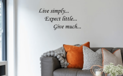 Live Simply